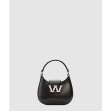 [A.WANG-알렉산더왕]W 레거시 레더 호보백 마이크로 2K20L0