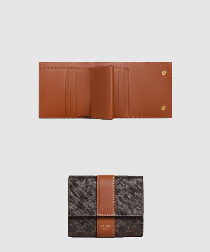 [CELINE-셀린느]트리오페 반지갑 10D572