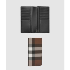 [BURBERRY-버버리]체크 E 캔버스 장지갑 80366701