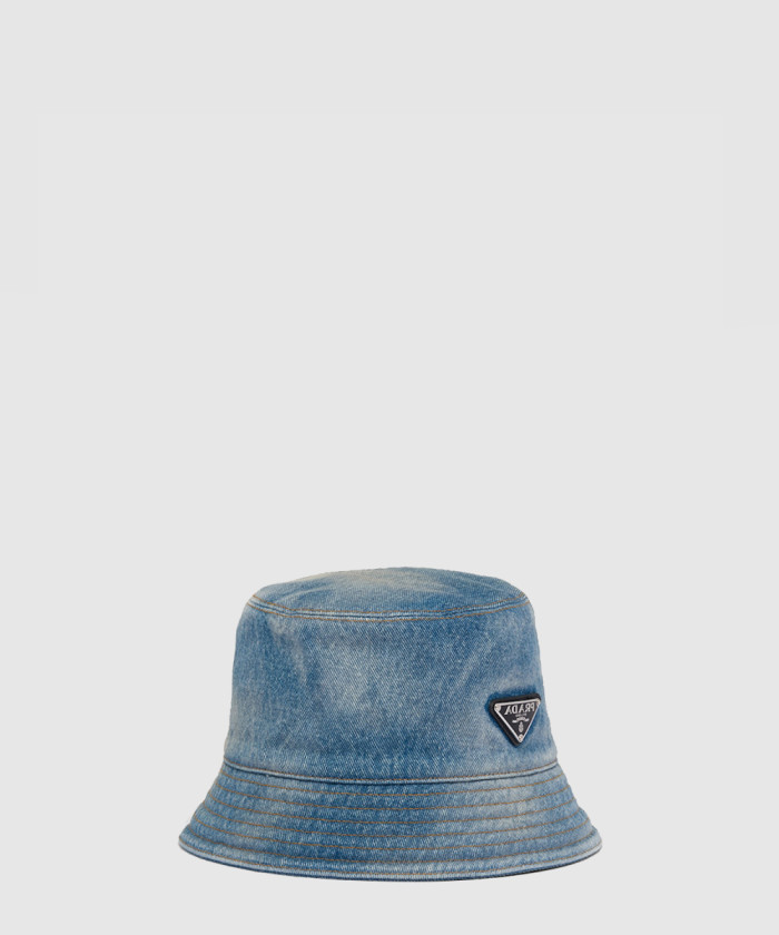 [PRADA-프라다]데님 버킷햇 1HC137
