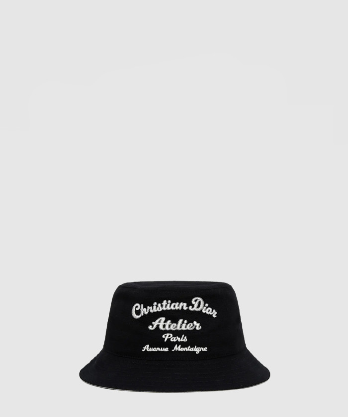 [DIOR-디올]아뜰리에 자수 로고 버킷햇 243C9