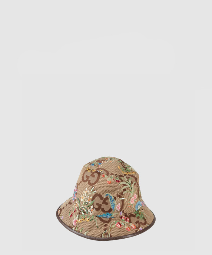 [GUCCI-구찌]점보 GG 페도라 자수 버킷햇 701842