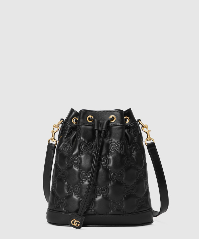 [GUCCI-구찌]GG 마틀라세 레더 버킷백 732448