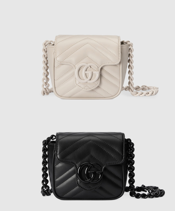 [GUCCI-구찌]GG 마몽 마틀라세 벨트백 739599