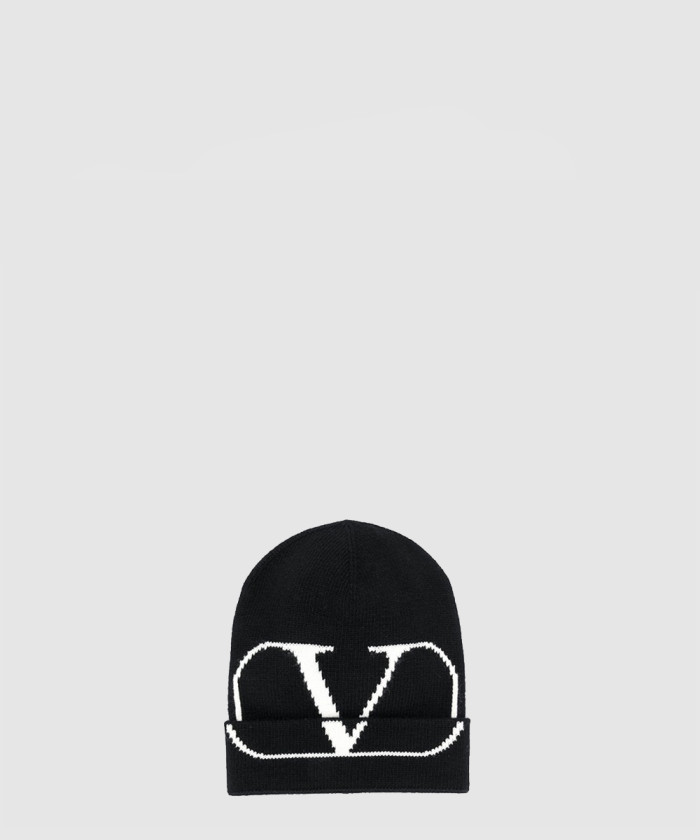 [VALENTINO-발렌티노]브이로고 비니 모자
