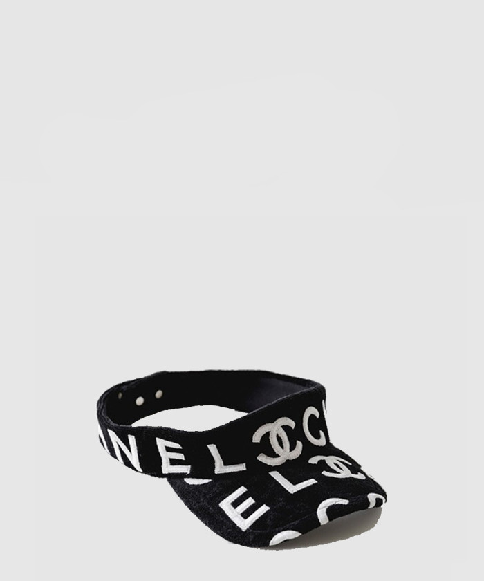 [CHANEL-샤넬]로고 테리 선캡 AA9009