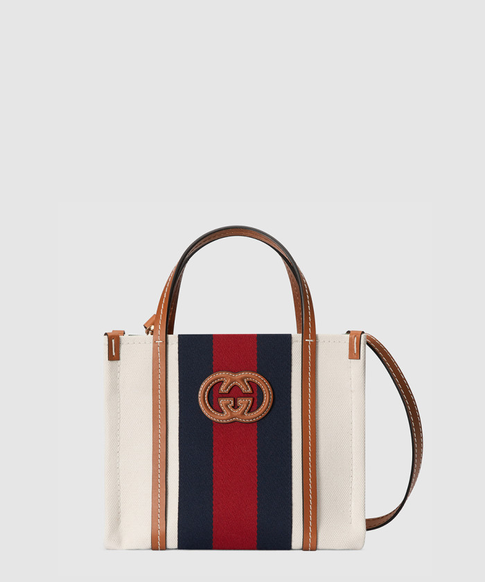 [GUCCI-구찌]미니 인터로킹 G 토트백 727735