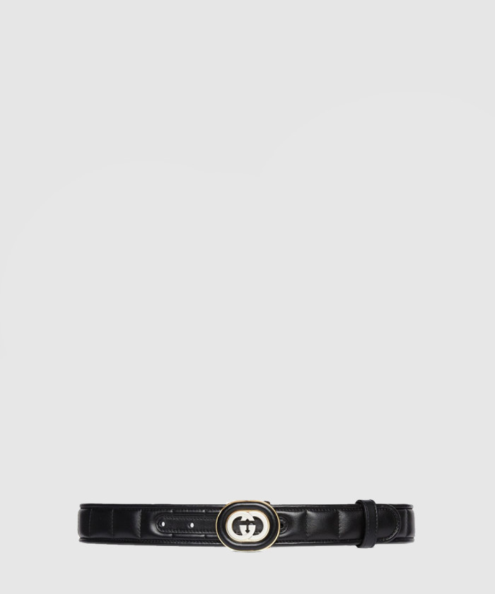 [GUCCI-구찌]인터로킹 G 버클 벨트 748894