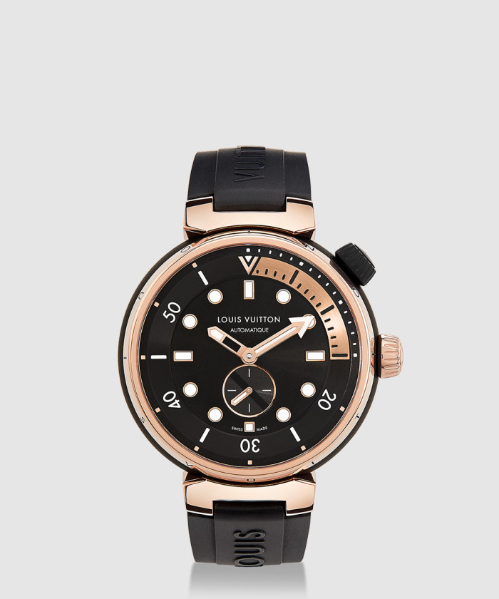 [LOUIS VUITTON-루이비통]땅부르 스트리트 다이버 워치 44 QA122Z