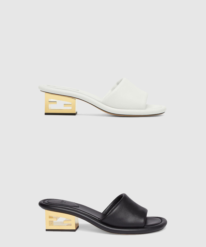 [FENDI-펜디]바게트 뮬 샌들 8R8412