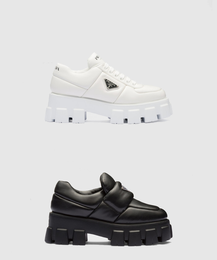 [PRADA-프라다]모놀리스 나파 로퍼 1D125N