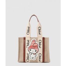 [CHLOE-끌로에]우디 토트백 미듐 SS383