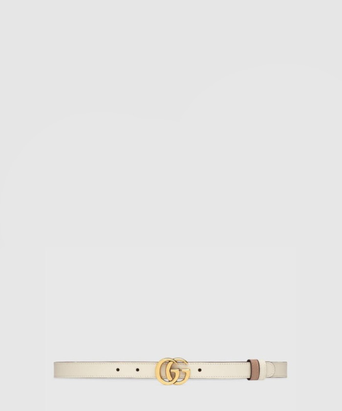 [GUCCI-구찌]GG 마몽 리버서블 씬 벨트 659418