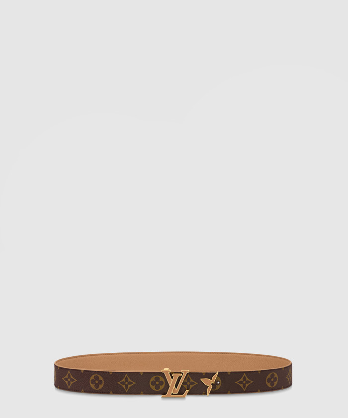 [LOUIS VUITTON-루이비통]프리티 LV 에나멜 리버서블 벨트 M8255W