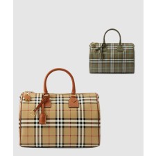 [BURBERRY-버버리]체크 미듐 볼링백 80713571