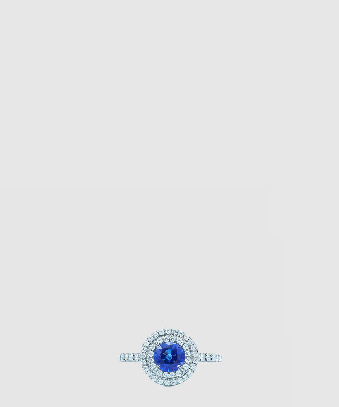 [TIFFANY-티파니]사파이어 다이아몬드 반지