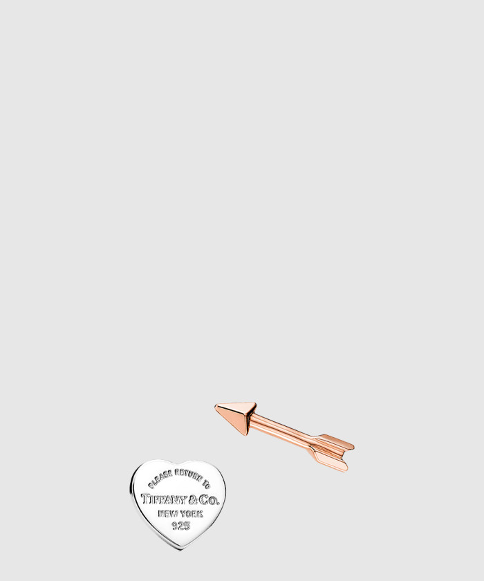 [TIFFANY-티파니]러브스트럭 하트 태그 귀걸이