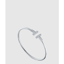 [TIFFANY-티파니]다이아몬드 와이어 팔찌