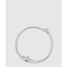 [TIFFANY-티파니]다이아몬드 더블 체인 팔찌