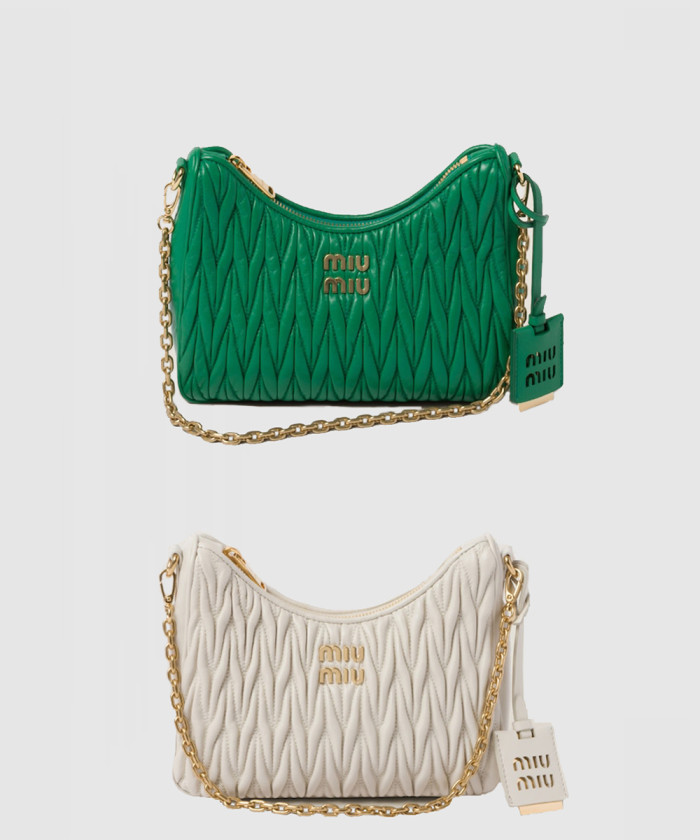 [MIUMIU-미우미우]마테라쎄 나파 숄더백 5BH211