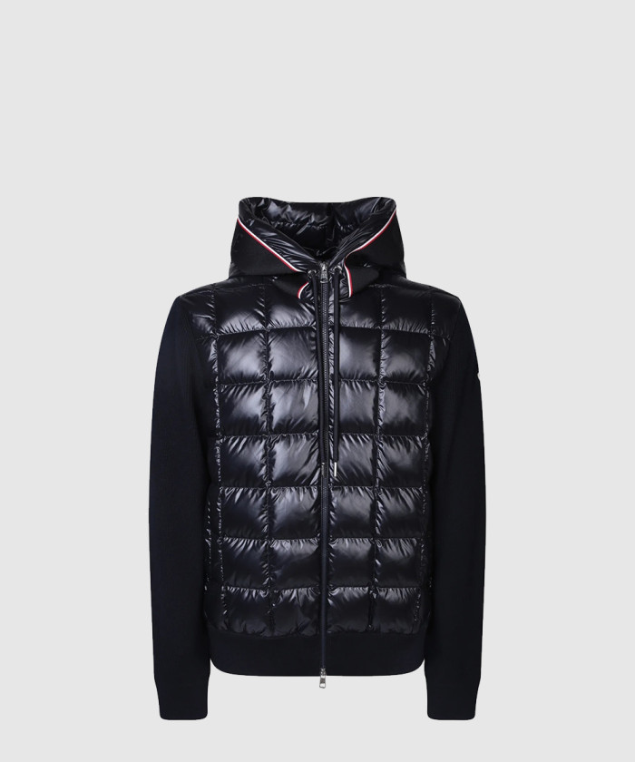[MONCLER-몽클레어]울 퀼팅 후디 재킷