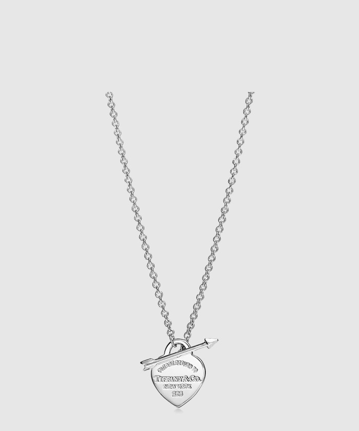[TIFFANY-티파니]러브스트럭 하트 태그 목걸이