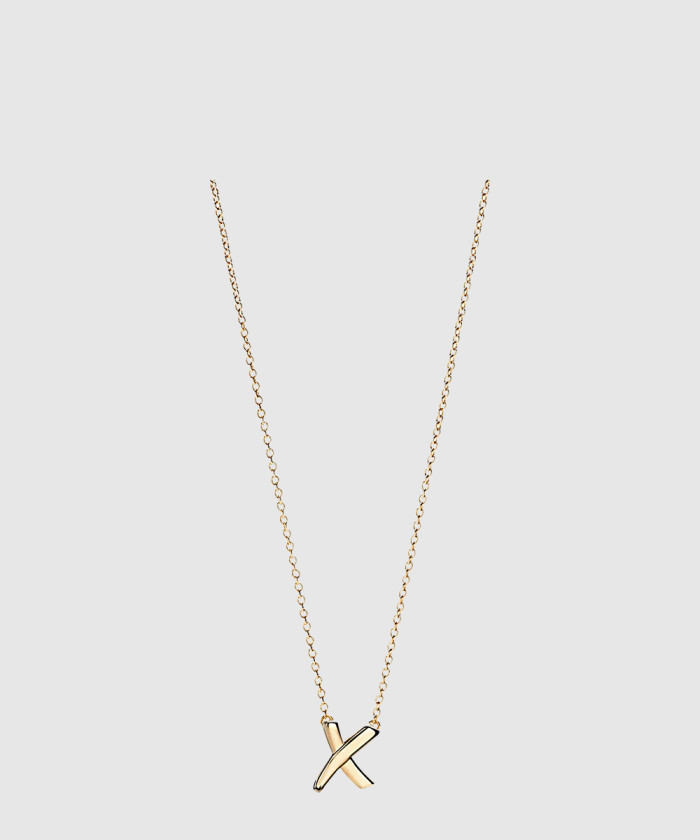 [TIFFANY-티파니]X 펜던트 목걸이