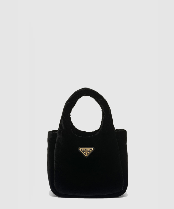[PRADA-프라다]패딩 벨벳 미니 핸드백 1BA410