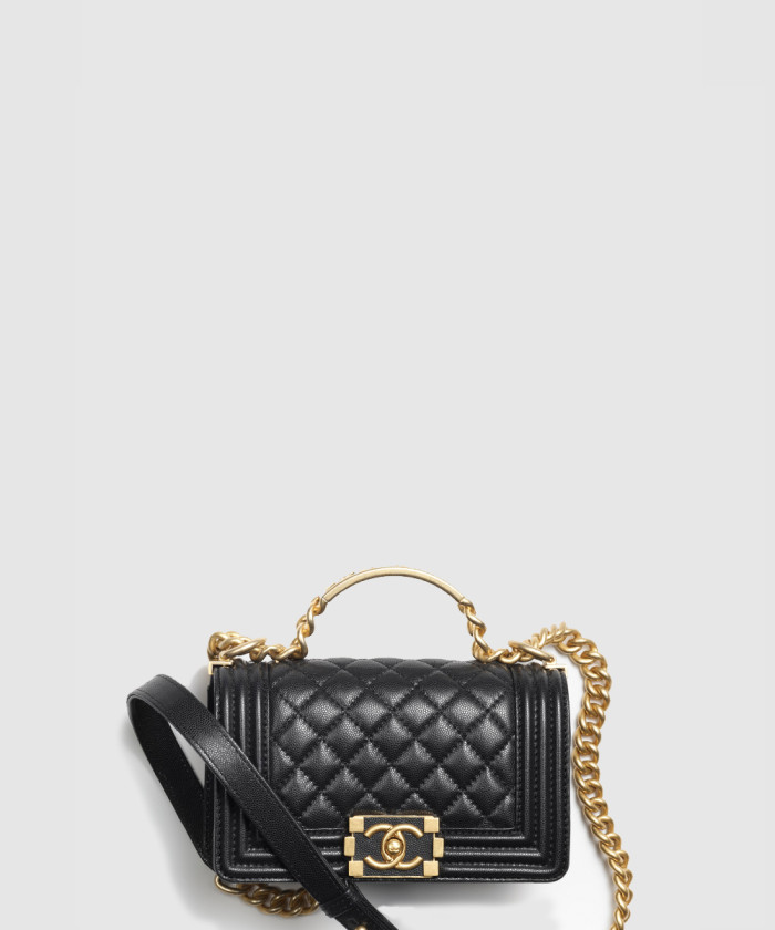 [CHANEL-샤넬]보이백 탑핸들 스몰 A94805