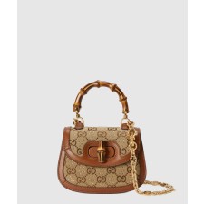 [GUCCI-구찌]뱀부 1947 미니 탑핸들백 735116