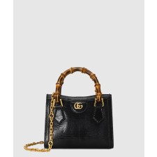 [GUCCI-구찌]리자드 다이애나 미니 토트백 675800