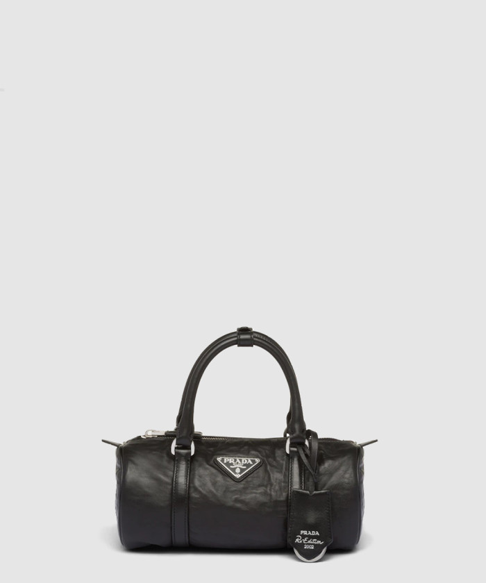 [PRADA-프라다]프레스드 나파 가죽 핸드백 1BA389