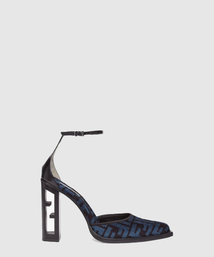 [FENDI-펜디]FF 자카드 펌프스 8I8347