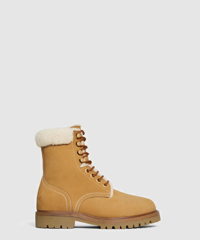 [CELINE-셀린느]시어링 앵클부츠 356774