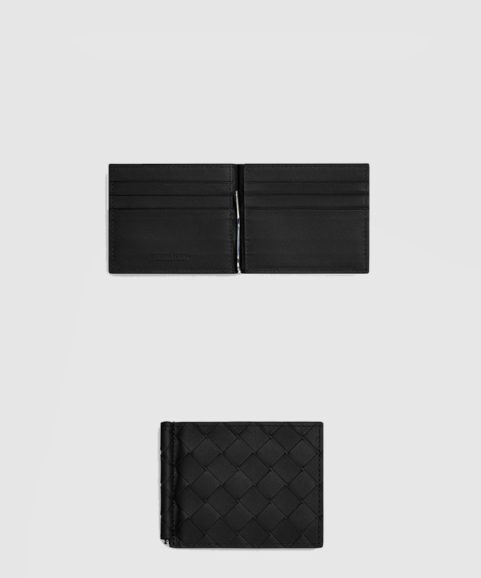 [BOTTEGA-보테가베네타]인트레치아토 클립형 지갑 592626