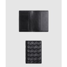 [BOTTEGA-보테가베네타]인트레치아토 플랩 카드 케이스 607482