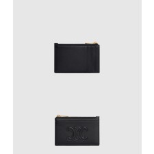 [CELINE-셀린느]퀴르 트리오페 지퍼 카드 지갑 10K583