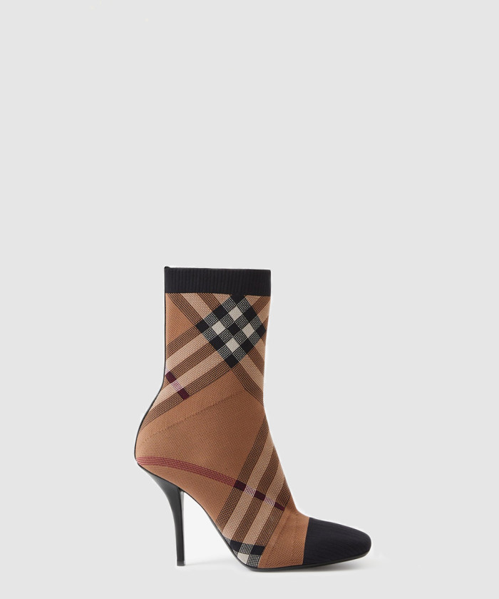 [BURBERRY-버버리]니테드 체크 소크 부츠 80631601