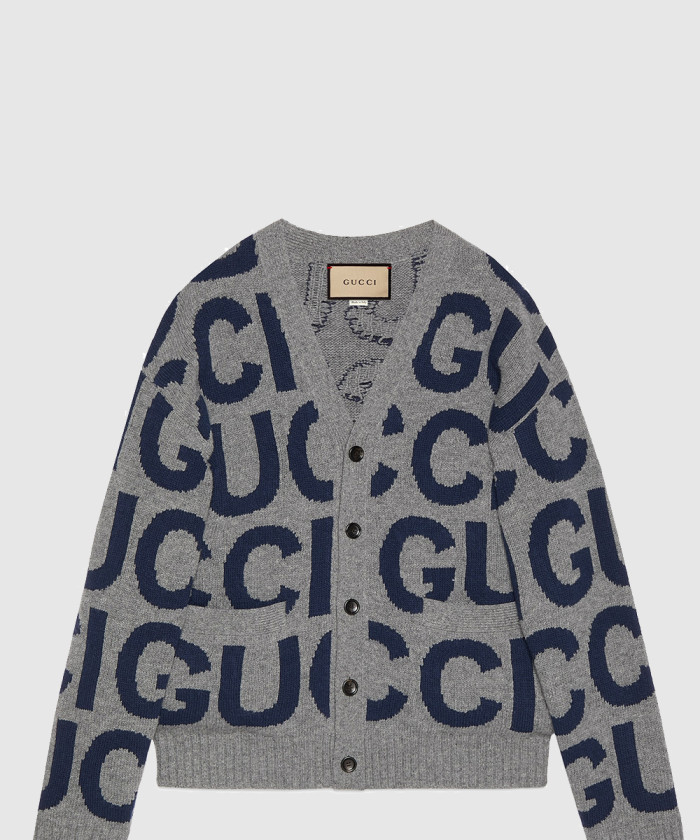 [GUCCI-구찌]인타르시아 울 가디건 771707