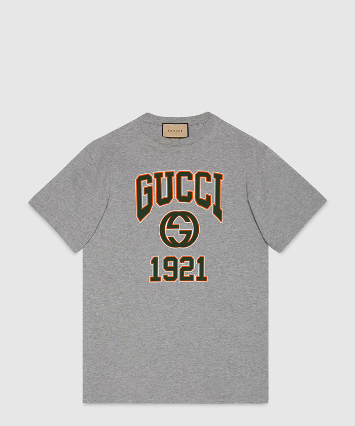 [GUCCI-구찌]코튼 저지 프린트 티셔츠 771758