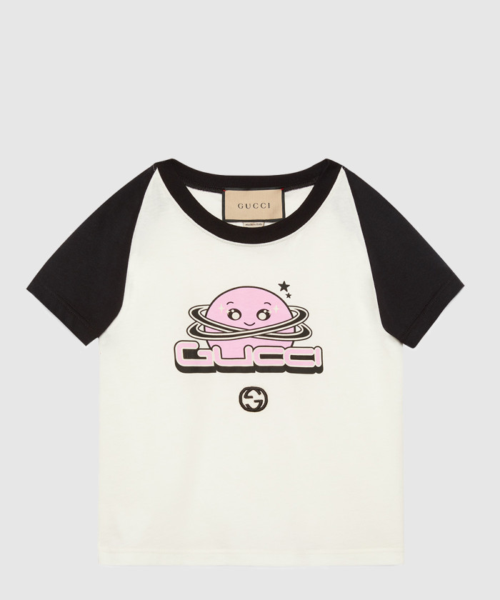 [GUCCI-구찌]코튼 저지 숏 슬리브 티셔츠 768183