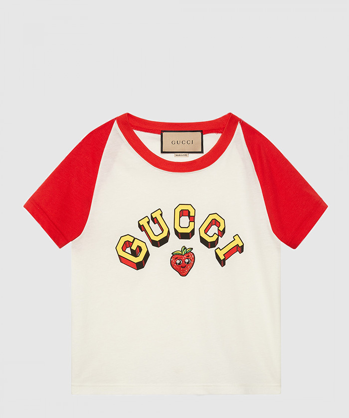 [GUCCI-구찌]니트 면 프린트 티셔츠 768183