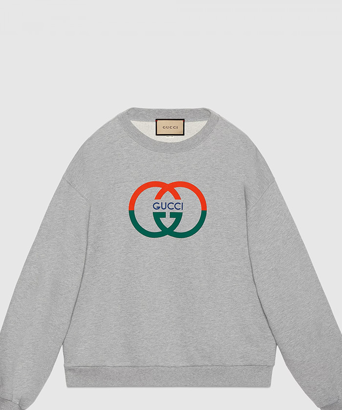 [GUCCI-구찌]코튼 저지 프린트 스웨트셔츠 774244