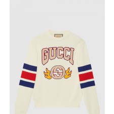 [GUCCI-구찌]자수 면 스웨터 770832