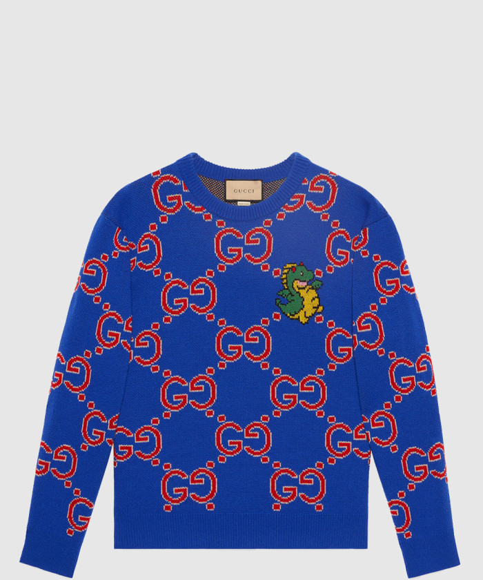 [GUCCI-구찌]울 자카르 스웨터 770833