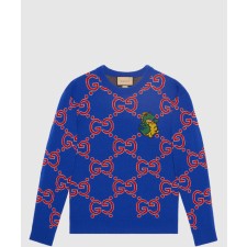 [GUCCI-구찌]울 자카르 스웨터 770833