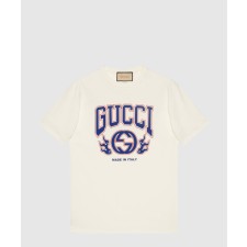[GUCCI-구찌]니트 면 프린트 티셔츠 771758