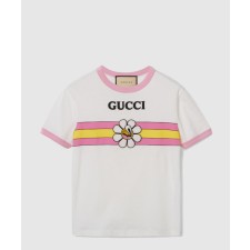[GUCCI-구찌]니트 면 프린트 티셔츠 723566