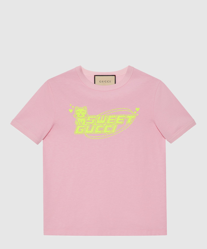 [GUCCI-구찌]코튼 저지 티셔츠 723566