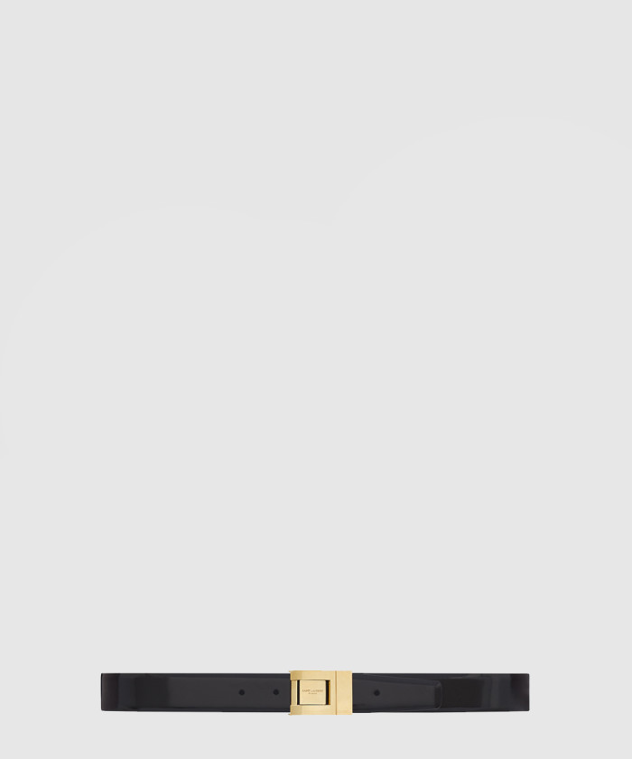 [SAINT LAURENT-생로랑]레더 버클 벨트 658517